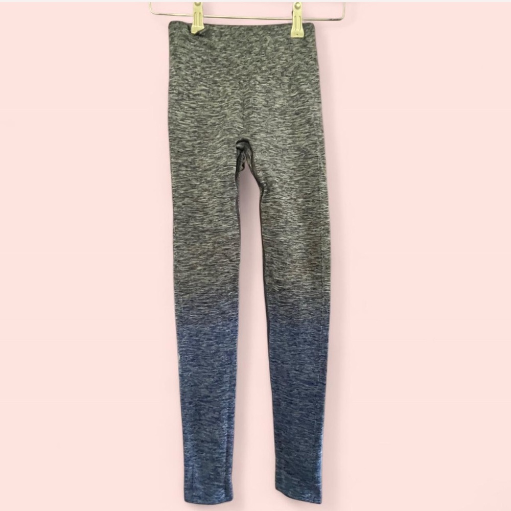 Lululemon Athletica Gray/Blue Ombre Leggings